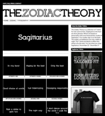 The Zodiac Theory Sagittarius T-Shirts